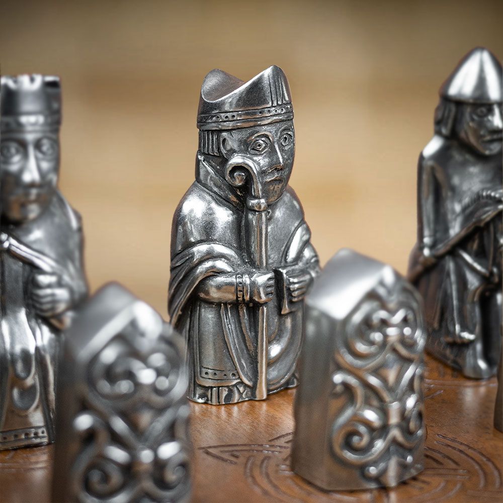 Royal Selangor Lewis Pewter Chess Set | Shop All Games at Farrar