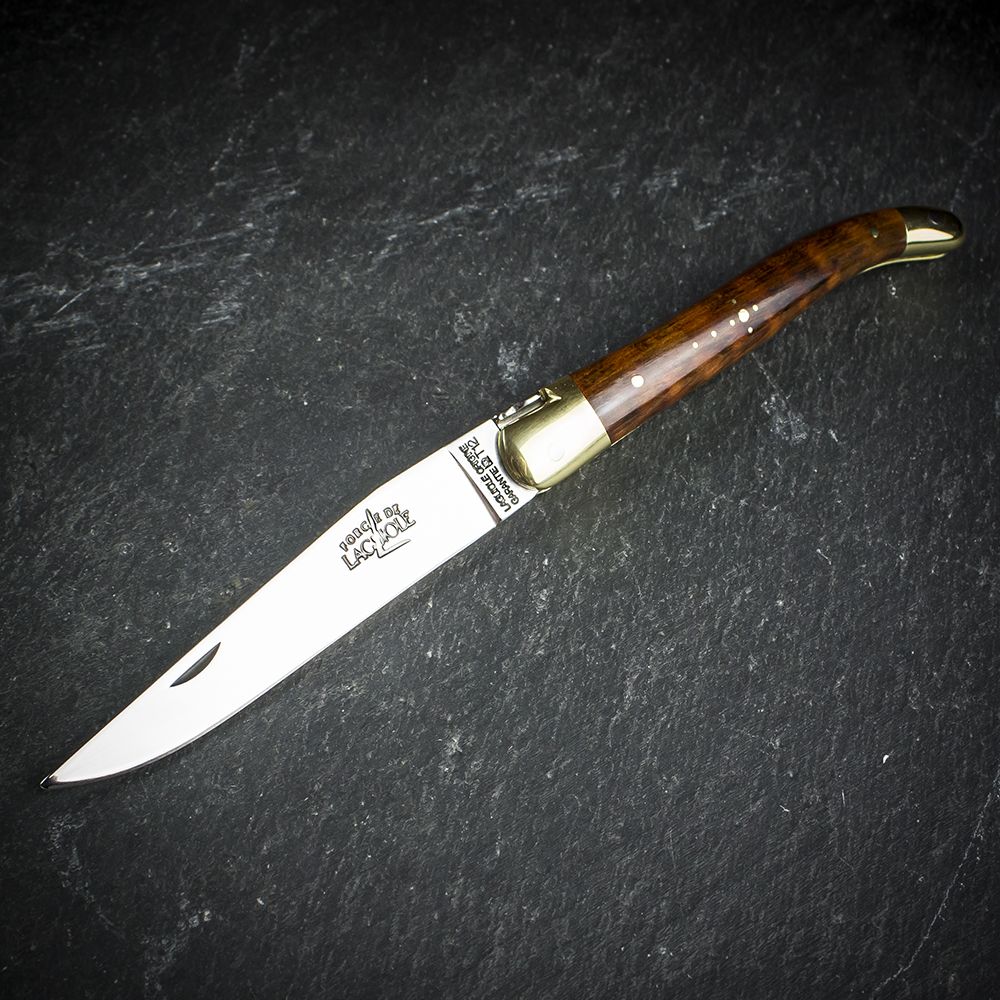 Forge de Laguiole Single Blade - Snakewood | farrar-tanner.co.uk