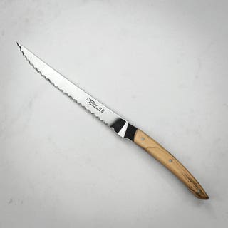 Claude Dozorme Le Thiers Bread Knife with Olive Wood Handle