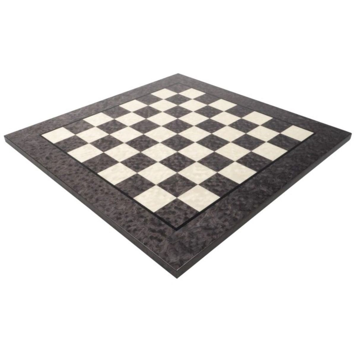 Italfama Grey Erable Briar Wood Chessboard – X Large