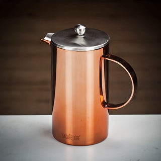 Double Walled Cafetiere - 8 Cups, Copper