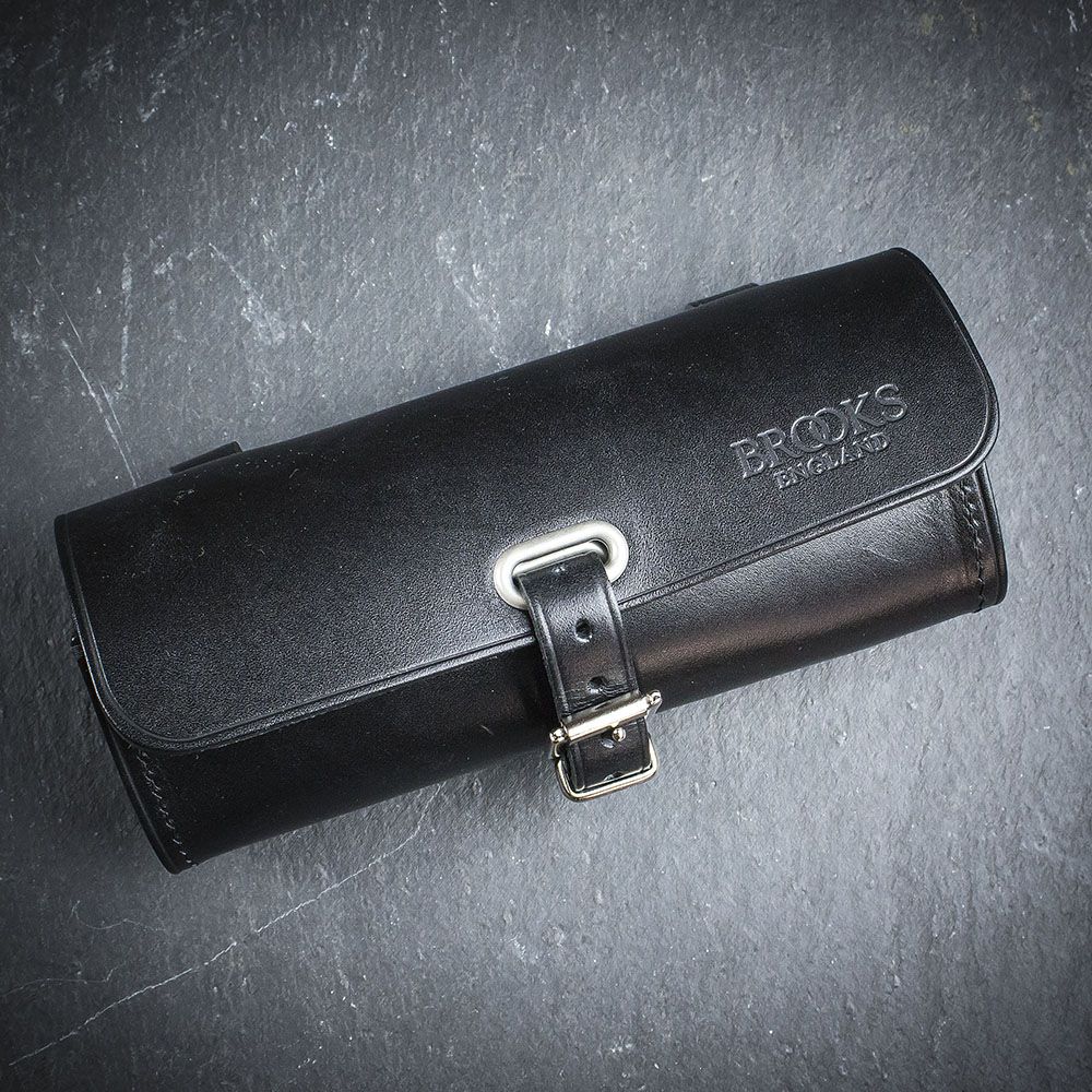 Brooks England Challenge Tool Bag - Black | farrar-tanner.co.uk