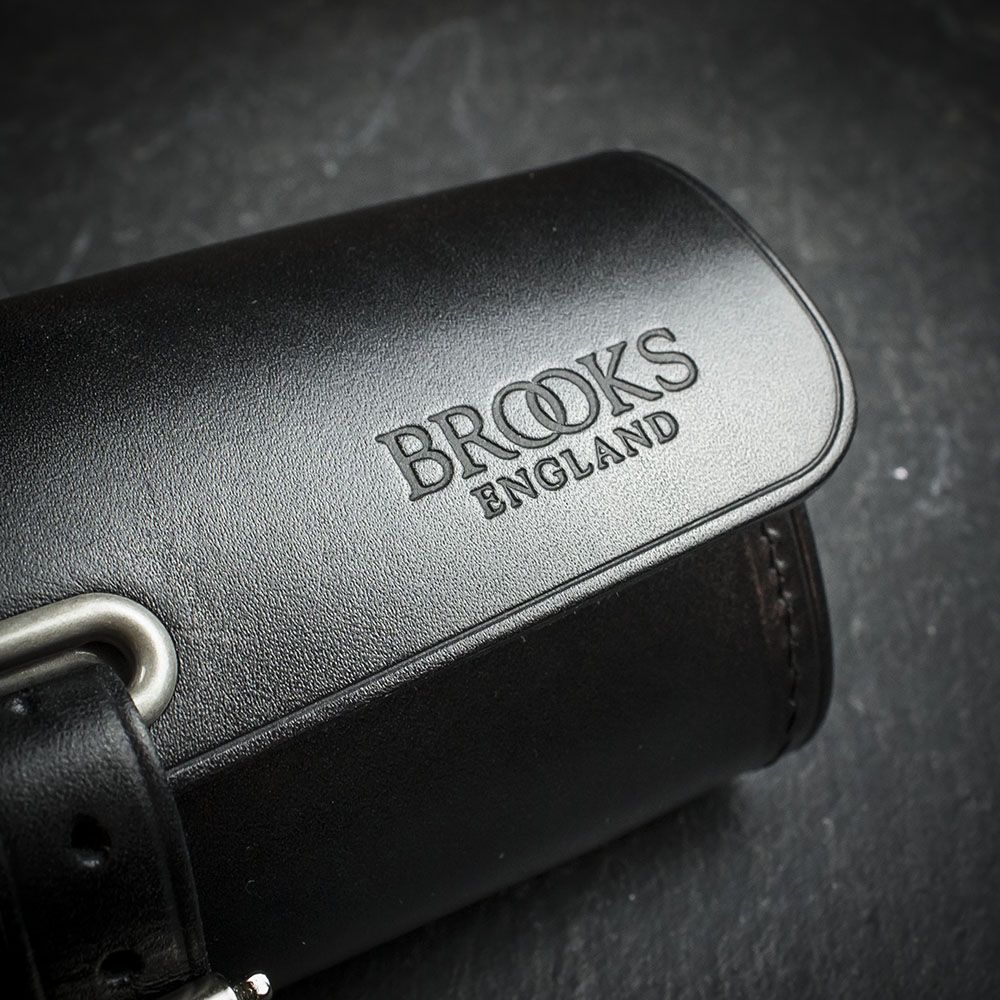 Brooks England Challenge Tool Bag - Black | farrar-tanner.co.uk