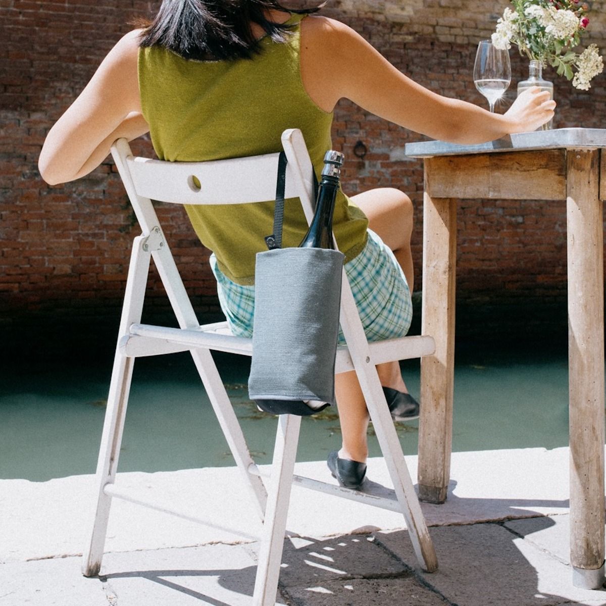 L'Atelier du Vin Wine Cooler - Grey Linen