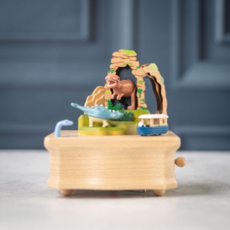 Wooderful Life Dinosaur Jungle Cruise Wooden Music Box
