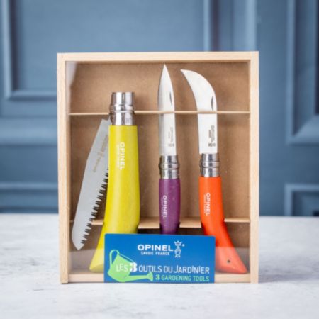 Opinel 3 Piece Gardeners Colourful Box Set