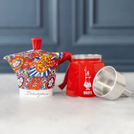 Bialetti Dolce&amp;Gabbana Sicilian Cart Moka Express Coffee Maker - 6 Cup 