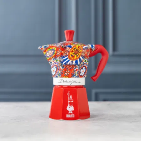 Bialetti Dolce&amp;Gabbana Sicilian Cart Moka Express Coffee Maker - 6 Cup 