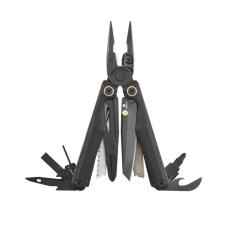 Leatherman Limited Edition Wave Alpha Multi-Tool and Bit Kit Bundle – Obsidian