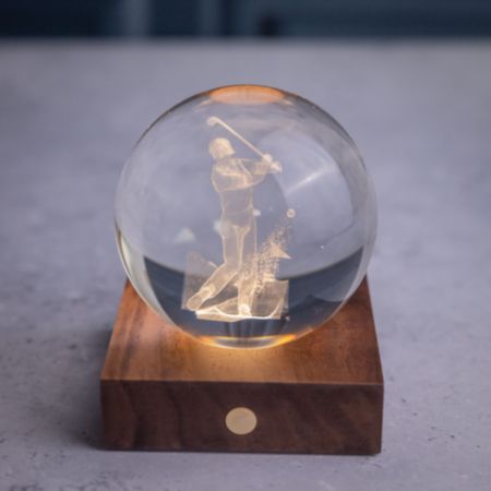 Gingko Design Amber Crystal Light - 3D Golfing