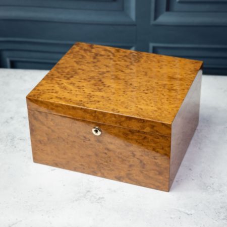 Rapport London Heritage Sixteen Watch Box - Burr Walnut