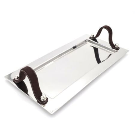 Culinary Concepts Polished Rectangular Serving Tray with Handles